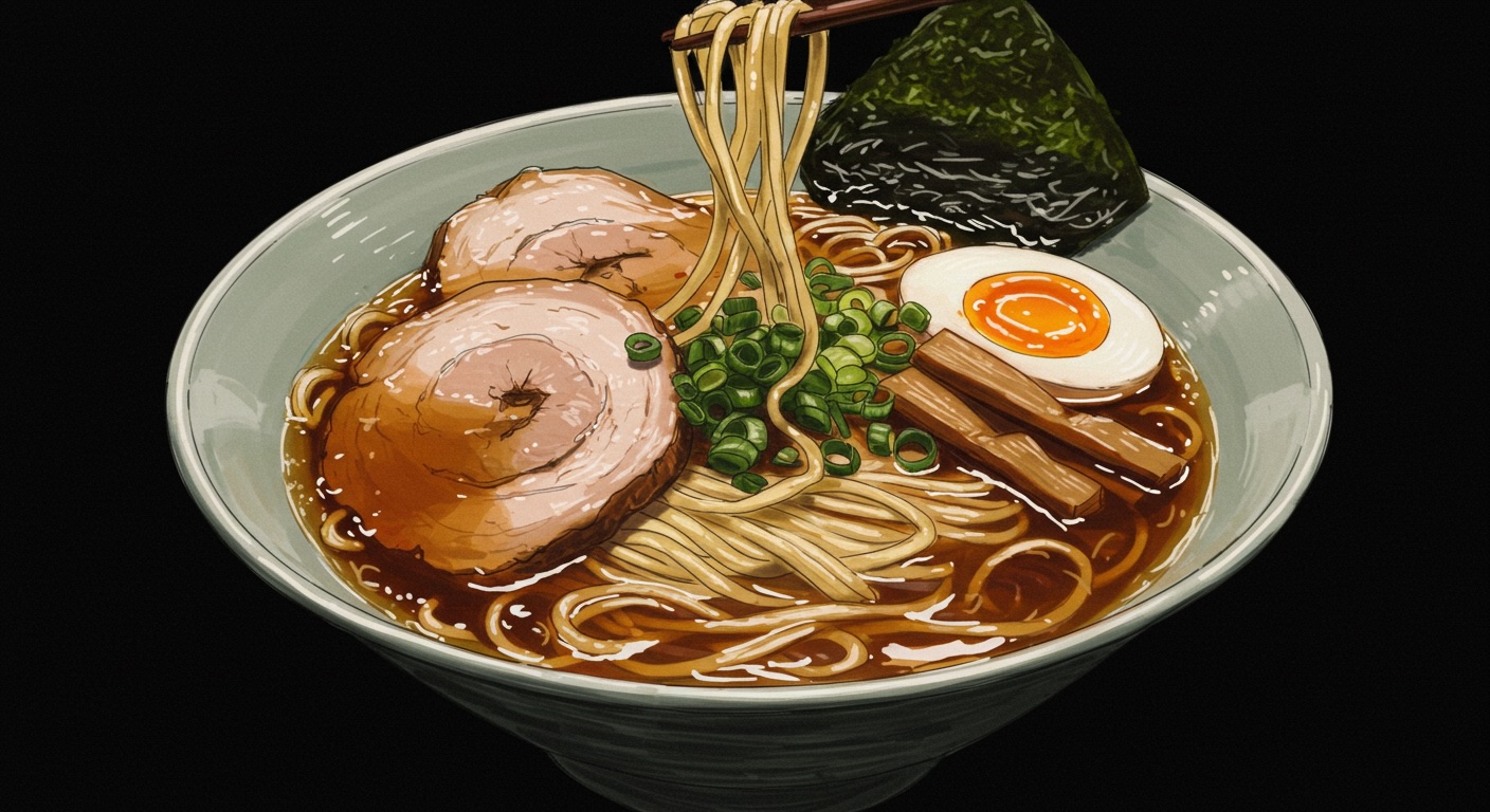 ラーメンのイラスト