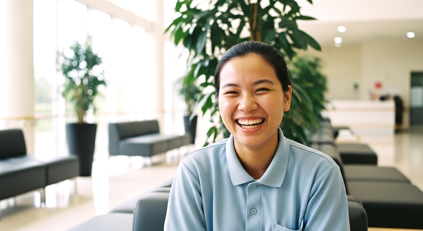 ミャンマー人の女性介護士
